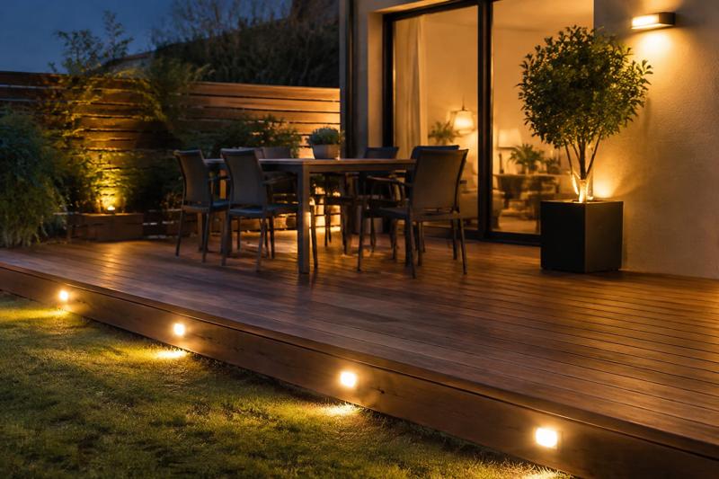 Éclairage terrasse