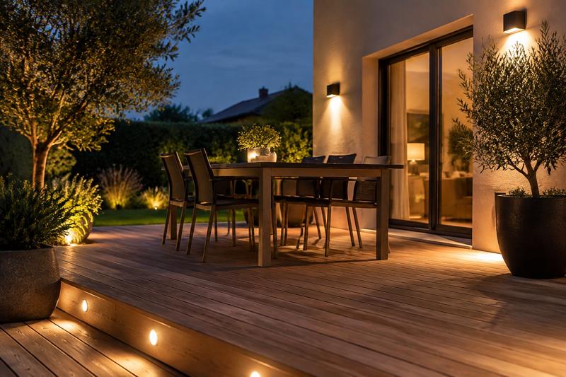 Éclairage de terrasse