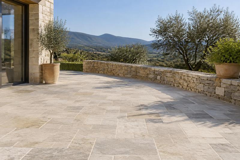 Terrasse pierre