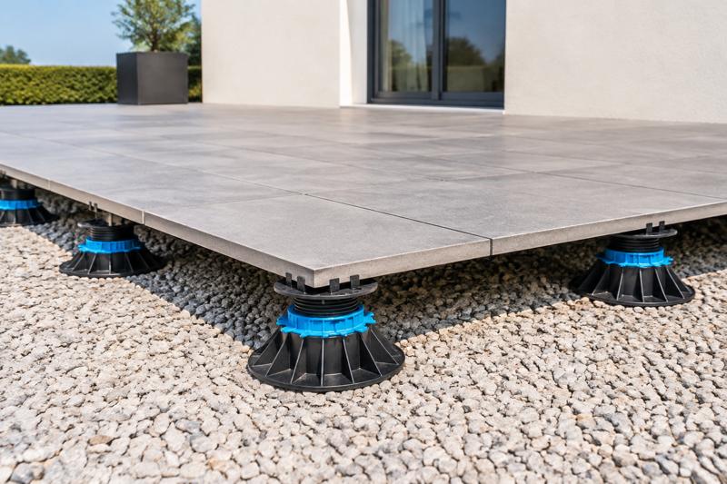 Terrasse sur plots