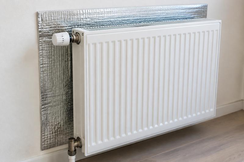 Isolation derrière radiateur