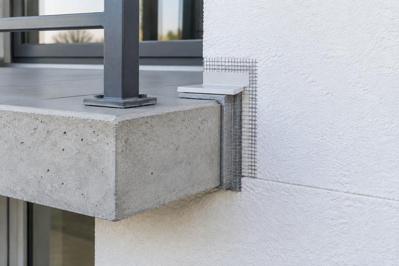 Raccord isolation balcon