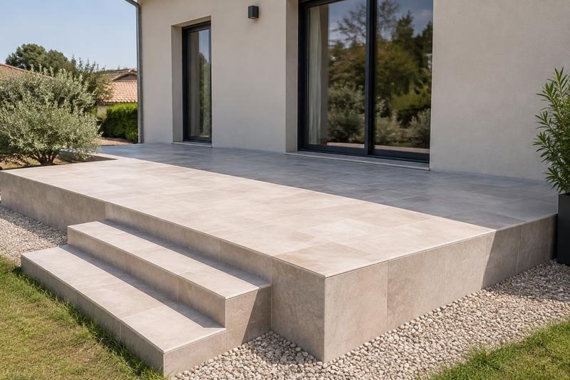 Terrasse maçonnée