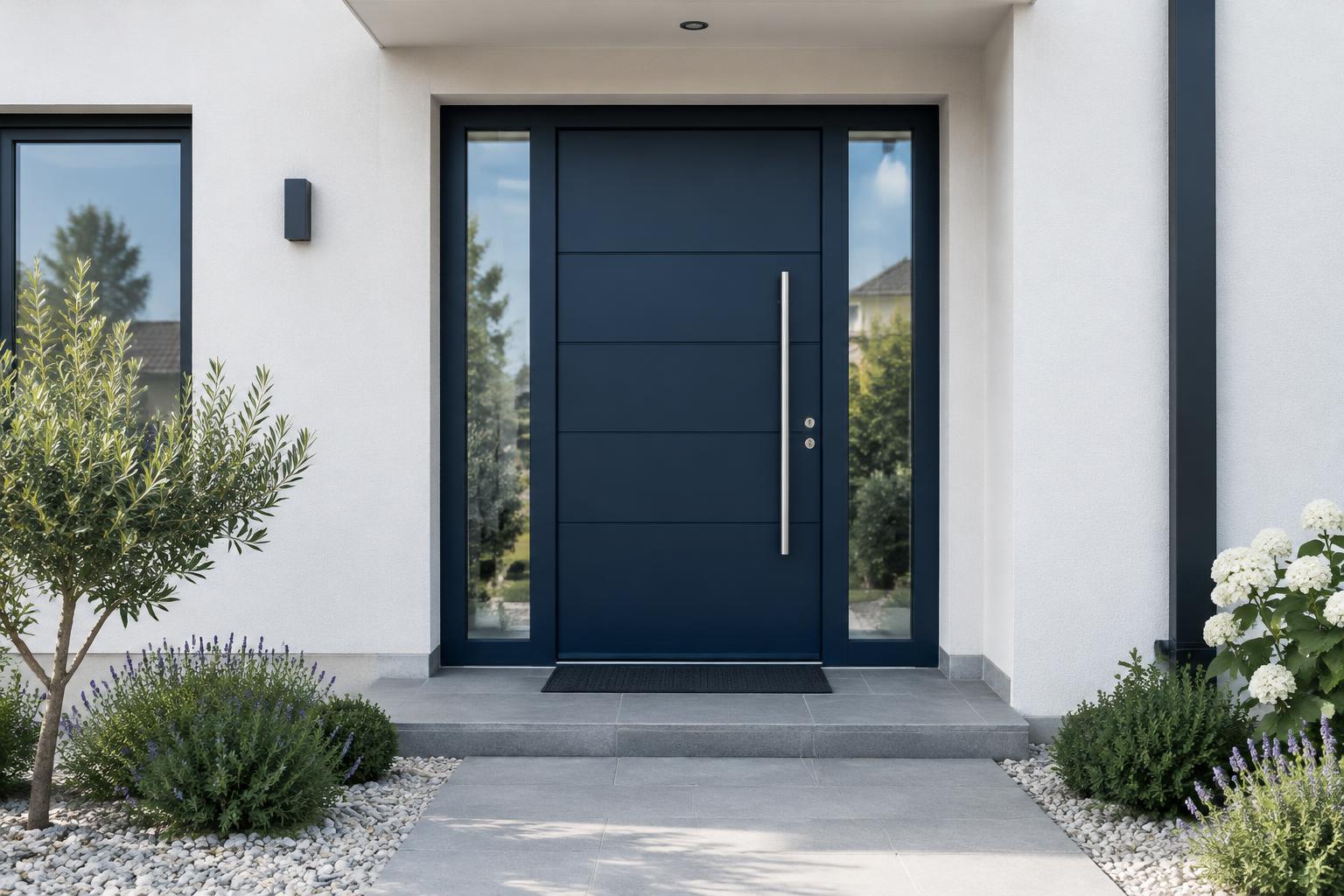 Porte d’entrée aluminium sur-mesure