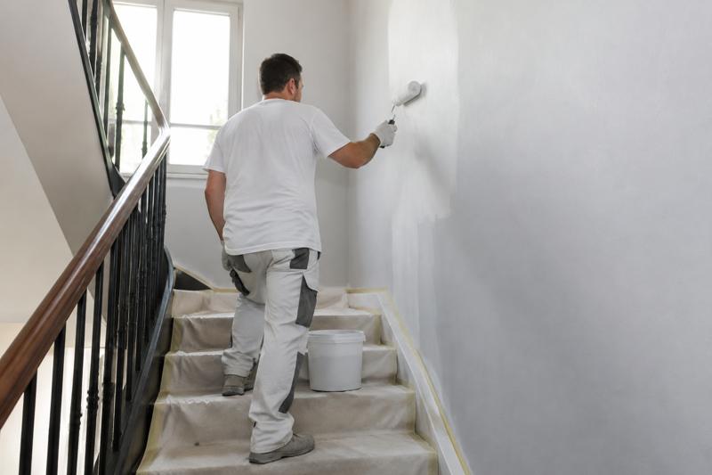 Peinture cage d’escalier