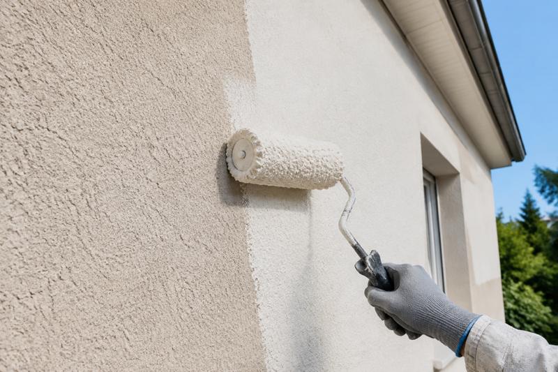 Peinture façade enduite