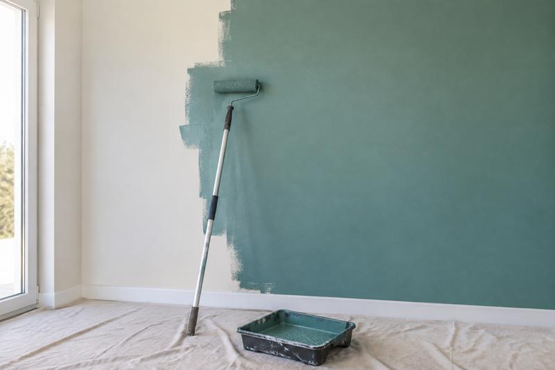 Peinture mur de salon