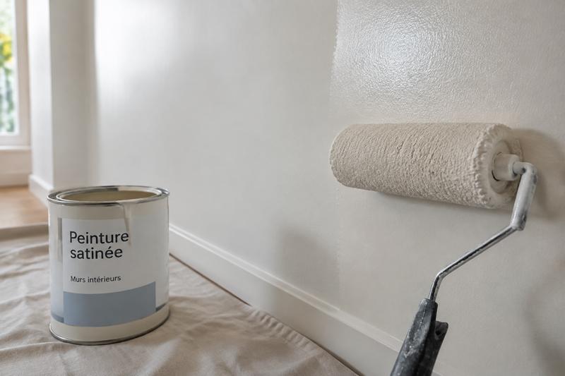 Peinture satinée