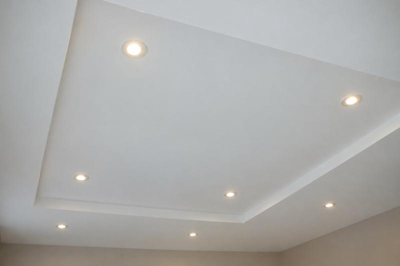 Plafond avec spots