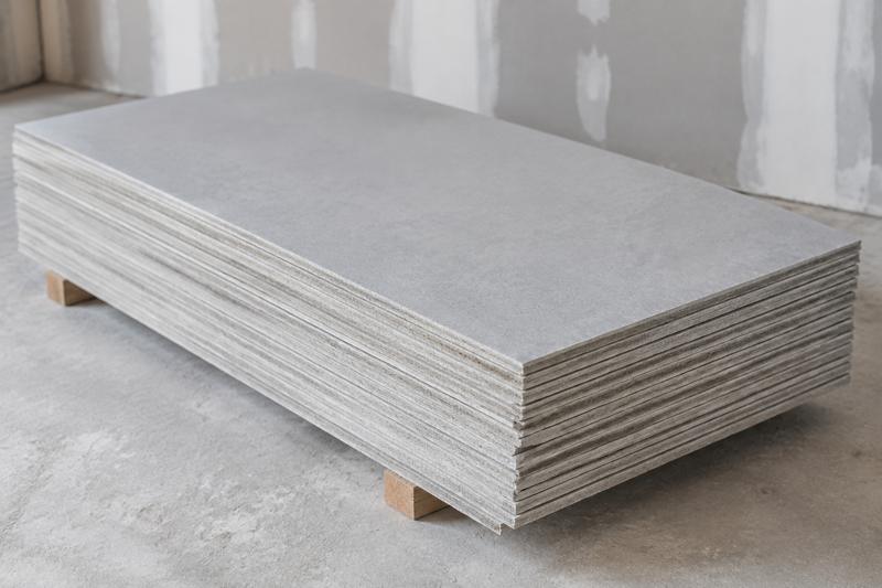 Plaque fibres-gypse