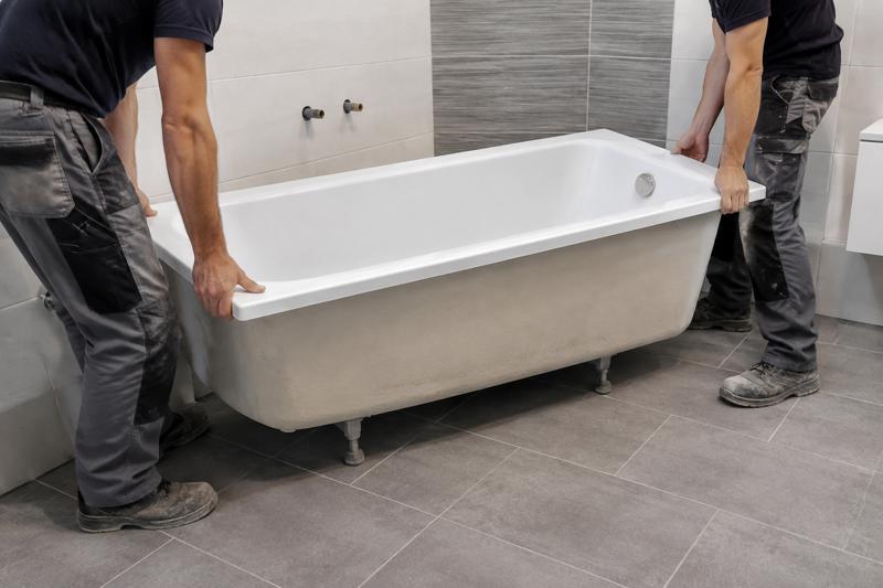Déplacement de baignoire