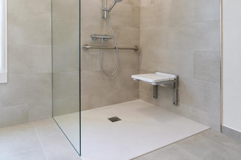 Douche accessible