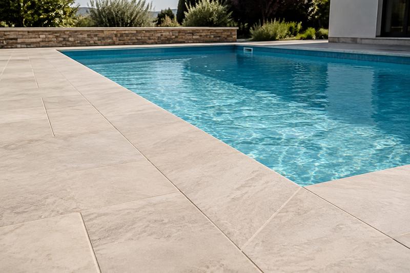 Carrelage plage piscine
