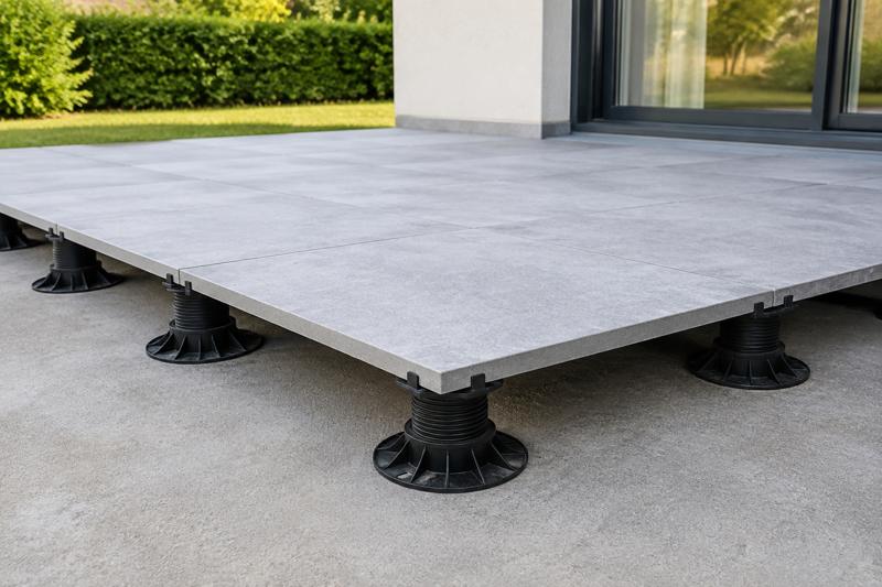 Dalles terrasse sur plots