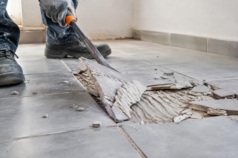 Dépose carrelage