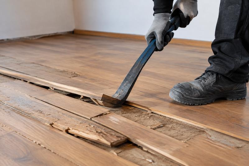 Dépose parquet