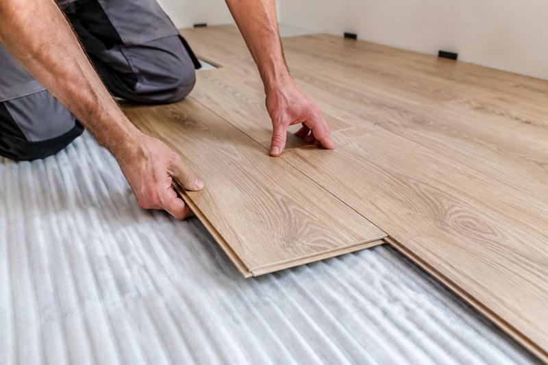 Pose flottante parquet
